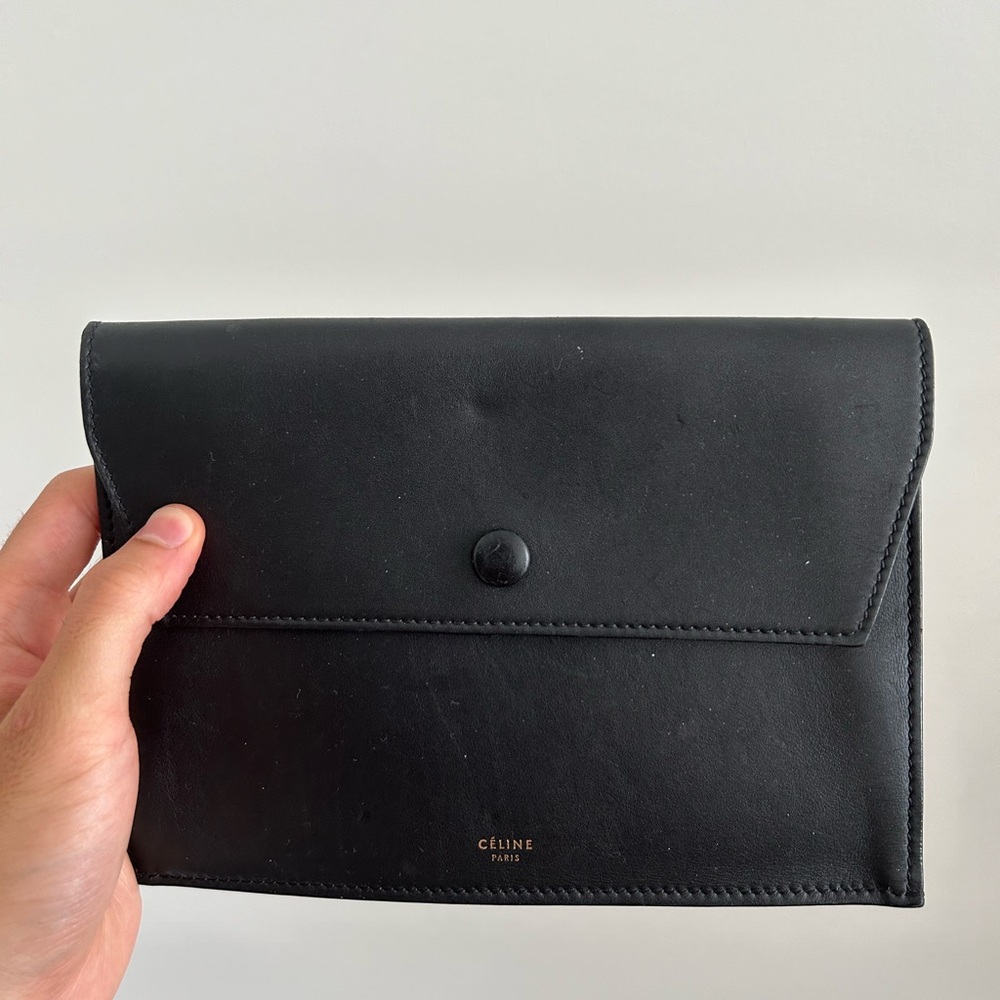 Celine Black Leather Tote Bag - Picture 4 of 6
